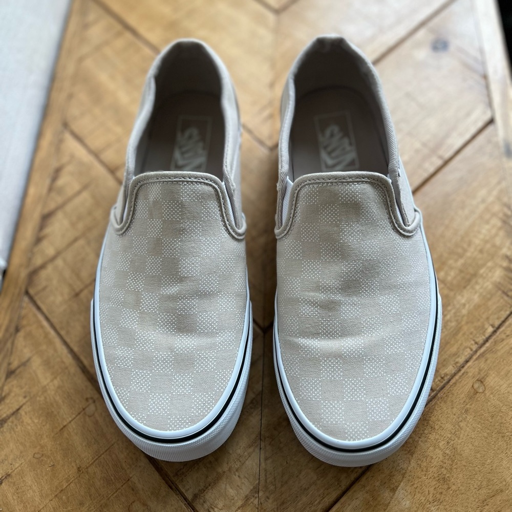 Tan Van slip-ons
